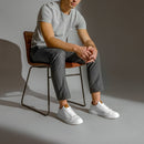 Tênis Masculino Branco em Couro - Mykonos 3.0