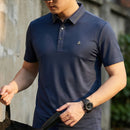 [Leve 5, Pague Só 3] Camisa Polo Vantum Masculina em Poliéster Performance e Elastano com Emblema Metálico de Pinheiro + BRINDES